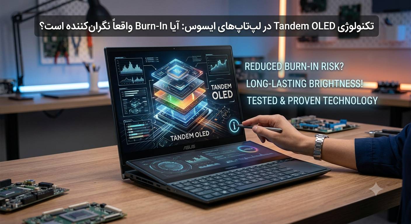 تکنولوژی Tandem OLED در لپ تاپ های ایسوس، آیا Burn-in واقعا 